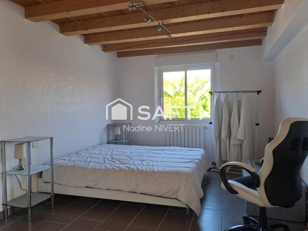 Maison 170M2, 4 chambres, jardin clos, piscine