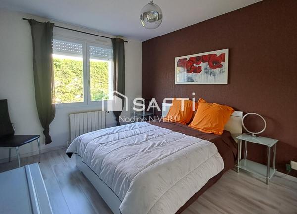 Maison 170M2, 4 chambres, jardin clos, piscine