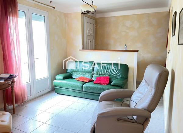 Maison de plain-pied avec beaucoup de potentiel