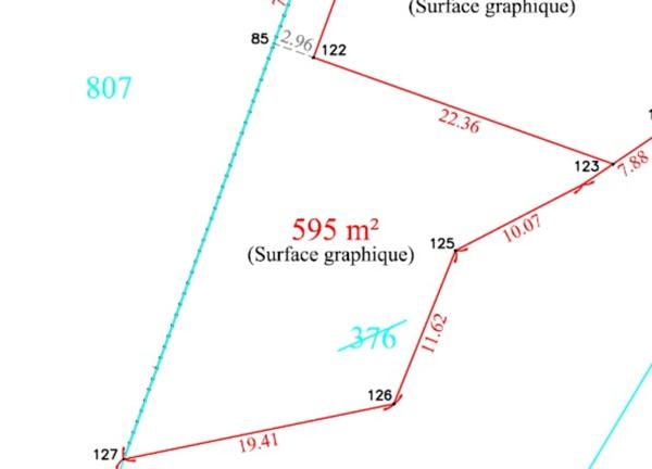 Terrain de loisir ou à bâtir de 595m² à Longuyon