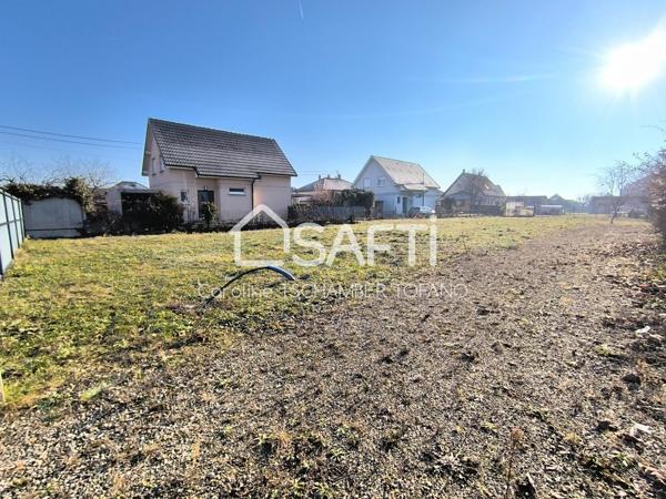 Magnifique terrain viabilisé libre de constructeur