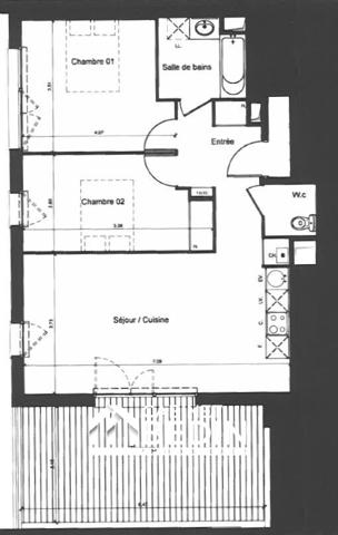Achat Appartement T3 St Orens De Gameville 2 chambres
