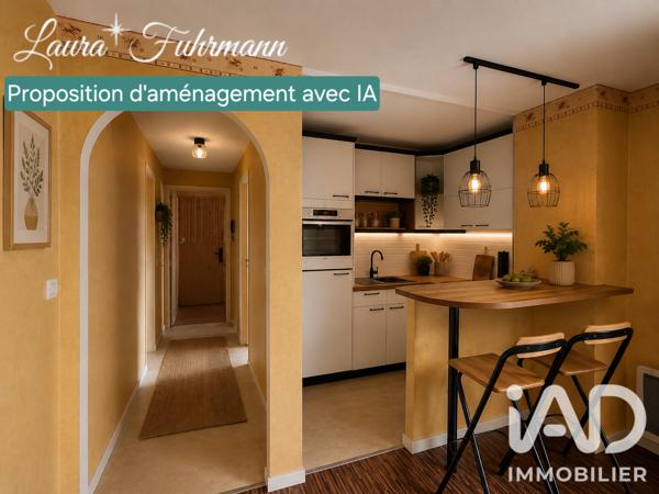 Appartement à vendre 2 pièces 44,06 m² Orbey