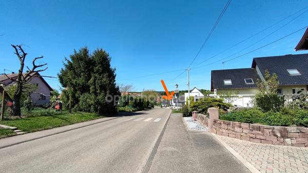 SURBOURG – Terrain constructible de 507 m² en seconde ligne, proche gare