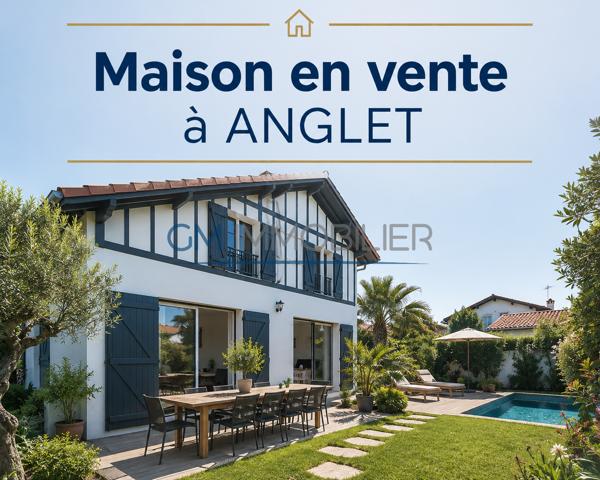 Anglet Louillot – Superbe maison familiale de 115 m² avec prestations haut de gamme
