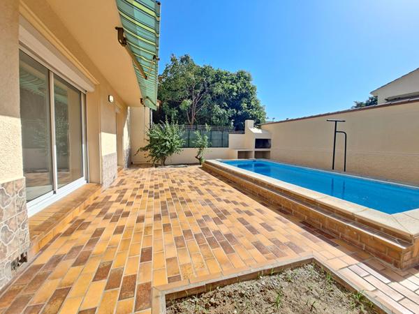Perpignan SUD T4 de 99,71m2 avec parking, jardin et piscine privative
