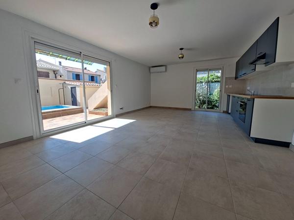 Perpignan SUD T4 de 99,71m2 avec parking, jardin et piscine privative