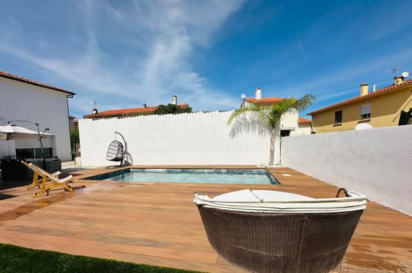 L'esprit maison à Argelès : T4 de plain-pied avec piscine & jardin de 230m²