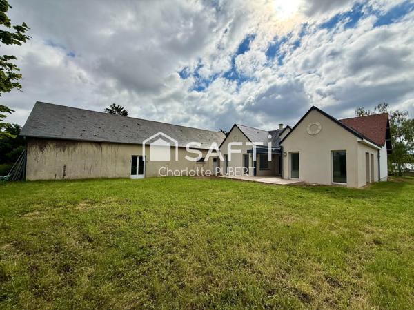 Grande maison avec entrepôt de 150m2