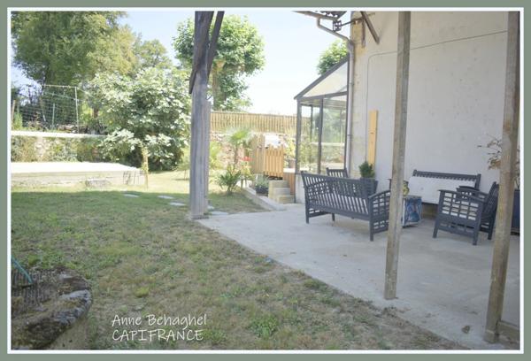 A vendre Condom, maison de ville en pierre 100m2 avec jardin