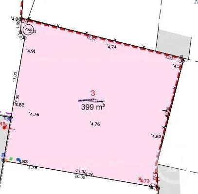 Terrain à vendre  399 m 2   TALMONT ST HILAIRE  - 85
