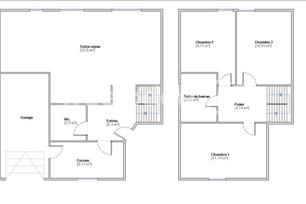 Maison à vendre 4 pièces de 90 m² à Jouy-le-Moutier