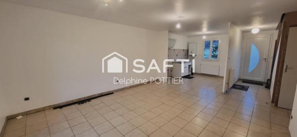 Maison 90m², 5p, 4 chambres, sous-sol total