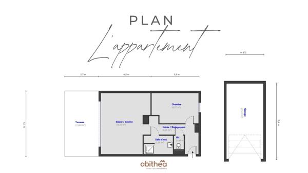 Appartement avec loggia et vue mer