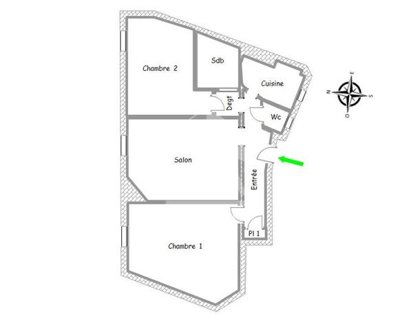 Malakoff Appartement 3P de 46.32 m2