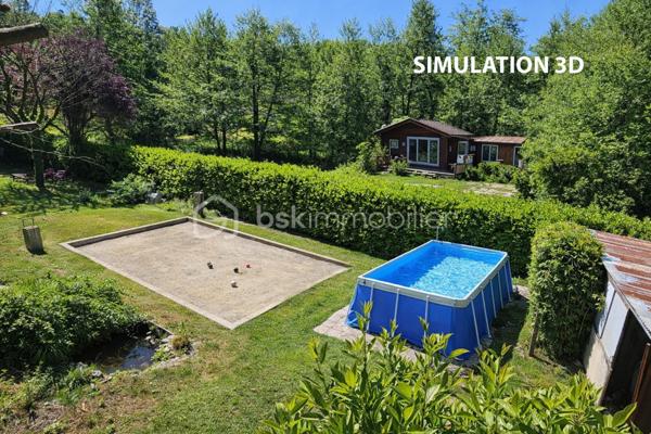 Terrain de loisirs de 1 200 m²