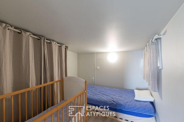 Maison contemporaine de plain-pied, 2 gîtes, proximité mer