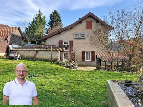 Maison à vendre 5 pièces GRESIN (73)- avec bassin source d'eau- 1200m2 de terrain