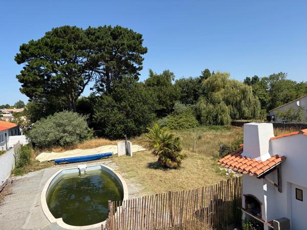 BRETIGNOLLES SUR MER 85 -AUX ENCHERES- A 800M DES PLAGES PARCELLE DE TERRAIN AVEC PISCINE 542M² A BATIR