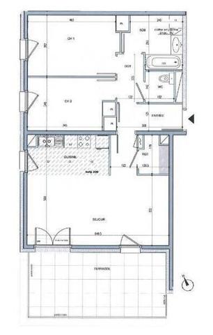 Appartement 3 pièces                                        - 44800 Saint-Herblain - Pelousière Réf : 11721