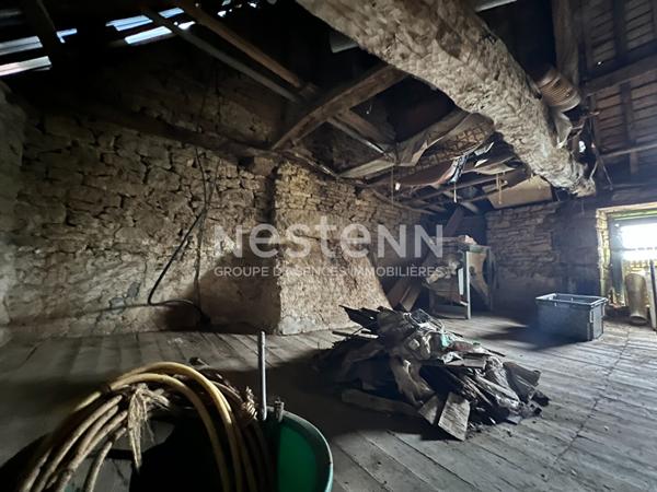 Vente d'une bâtisse en pierres avec dépendances 25000 m² de terrain en campagne du Gouray