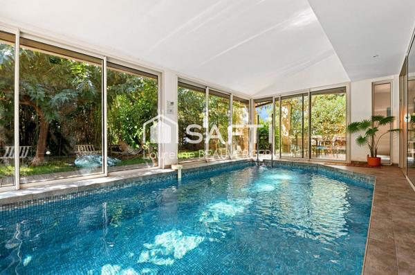 Piscine et jardin proche des plages