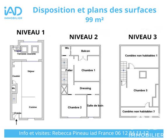 Maison à vendre 4 pièces 99 m² Cintegabelle