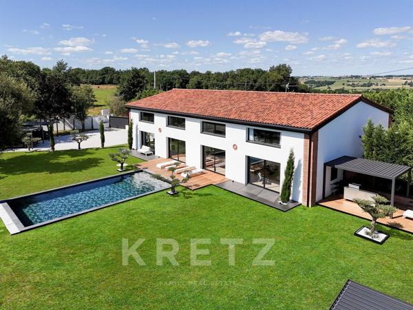 Propriété exceptionnelle avec piscine et vue, Castelmaurou, 15 minutes de Toulouse