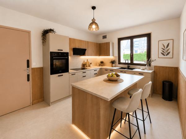 Maison Vannes Ouest – 3 chambres – jardin – garage -102 m²