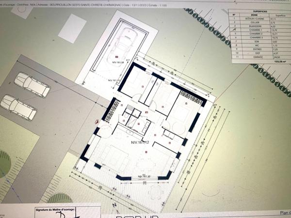 Maison neuve très haut de gamme (RE 2020) de 5 pièces avec garage à 5 KMS de NOGARO (32) à Sainte Christie d'Armagnac