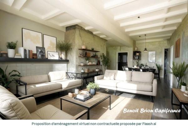 Maison en pierre 6 pièces SAINT BRICE DE LANDELLES (50)