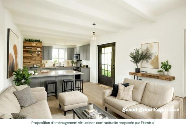 Maison en pierre 6 pièces SAINT BRICE DE LANDELLES (50)