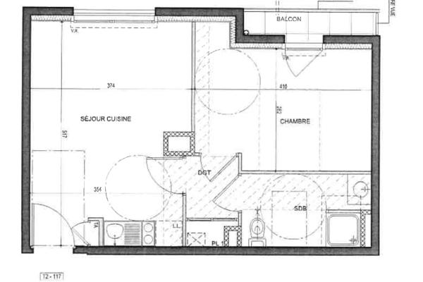 Appartement T2 - 37m² - Nantes rd point route de paris