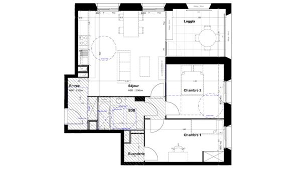 Appartement à vendre 3 pièces 65 m² Lyon 2