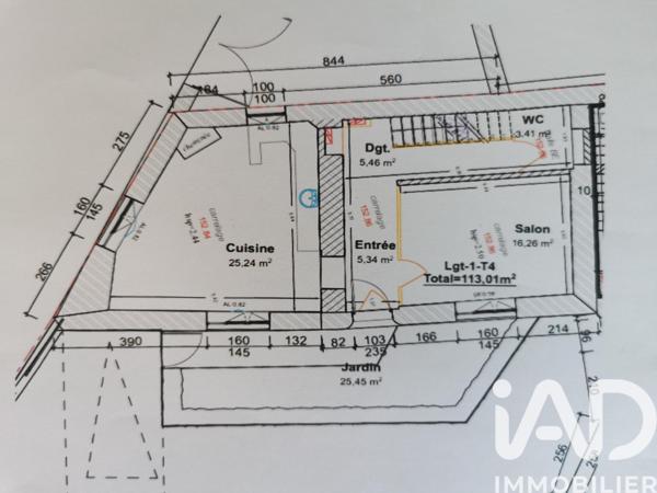 Maison à vendre 4 pièces 113 m² Saint-Clair-du-Rhône