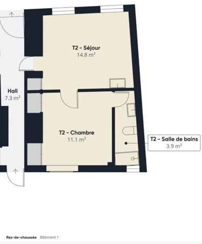 Appartement à Auneau-Bleury-Saint-Symphorien, 28700 - 2 pièces 29m²