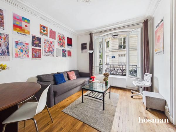 Appartement 3 pièces traversant de 59 m² - Cheminées et double vitrage - Rue de la Clef, Paris 5ème