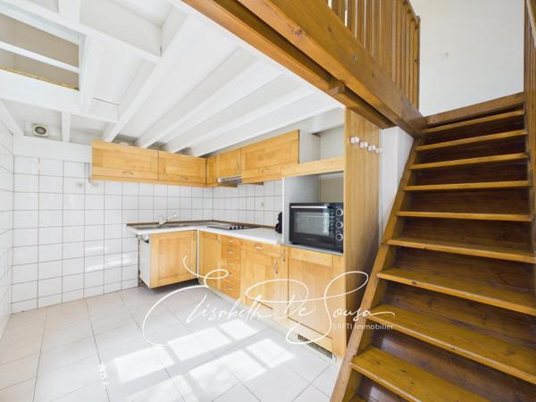 Charmant duplex avec jardinet, à 3 min du RER