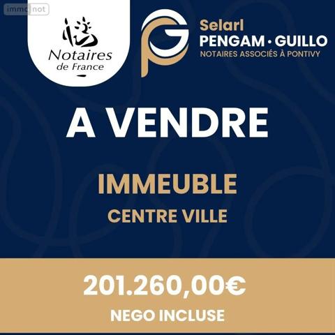 Achat - Immeuble Pontivy 56300 314 m 2 458 m 2