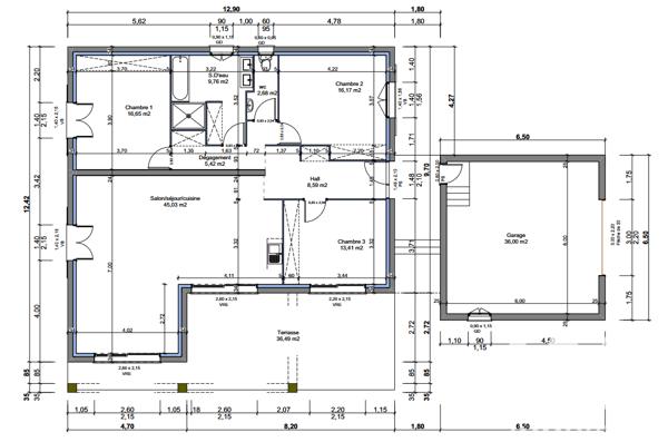 Maison à vendre 4 pièces 120 m² Caveirac