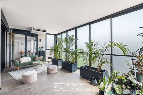 Rooftop en duplex avec vue imprenable sur Lyon dans une résidence de standing