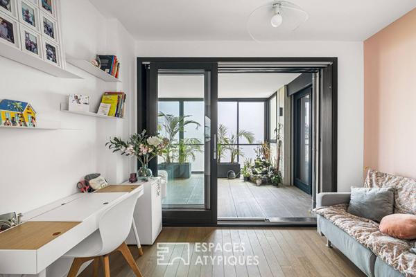 Rooftop en duplex avec vue imprenable sur Lyon dans une résidence de standing