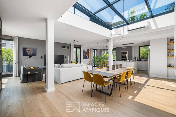 Rooftop en duplex avec vue imprenable sur Lyon dans une résidence de standing