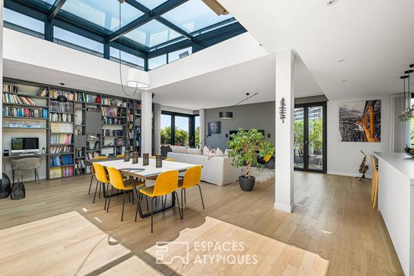 Rooftop en duplex avec vue imprenable sur Lyon dans une résidence de standing