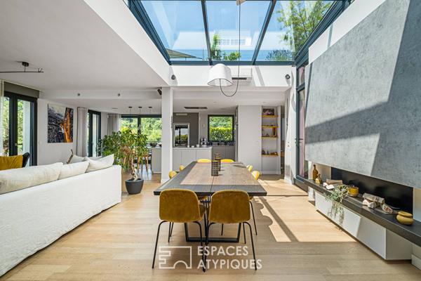 Rooftop en duplex avec vue imprenable sur Lyon dans une résidence de standing