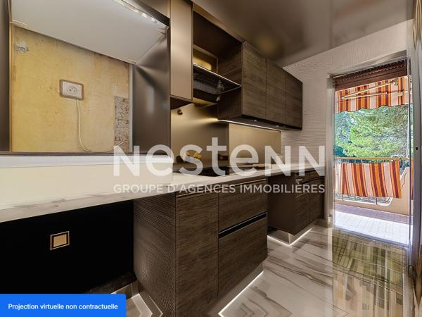MANDELIEU : 2P SUD a vendre Double garage + cave