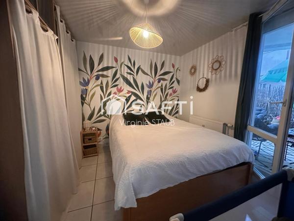 Compiègne , appartement 2 chambres avec jardinet