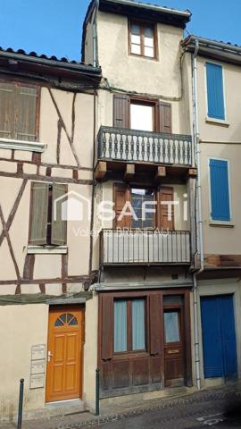 Charmante maison de ville 4 niveaux avec balcons – Centre Castres