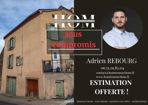 Maison de bourg de 52m² SOULASSE