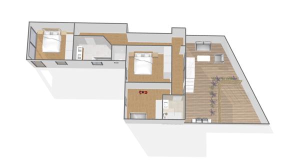 "MAISON D'EXCEPTION" superbe bien de 6 pièces avec TERRASSE  MOUZAÏA BUTTES-CHAUMONT